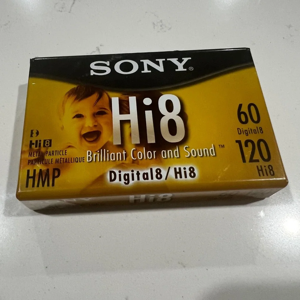 Sony Hi8 Digital8 Video Cassette Tape 120/60 Min P6-120HMPL - NEW SEALED